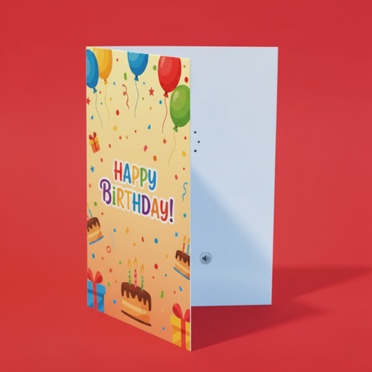 Ton-Grußkarte Premium – Mit USB-Anschluss & MP3-Upload