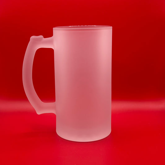 Personalisierbarer Bierkrug aus Glas – 470 ml (16 oz) – Mit eigenem Foto/Name