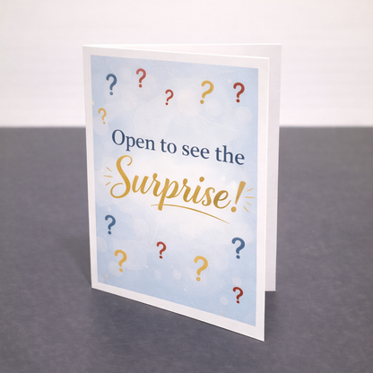 Standard audio greeting card – recording directly in the card (“Press & Speak”) 