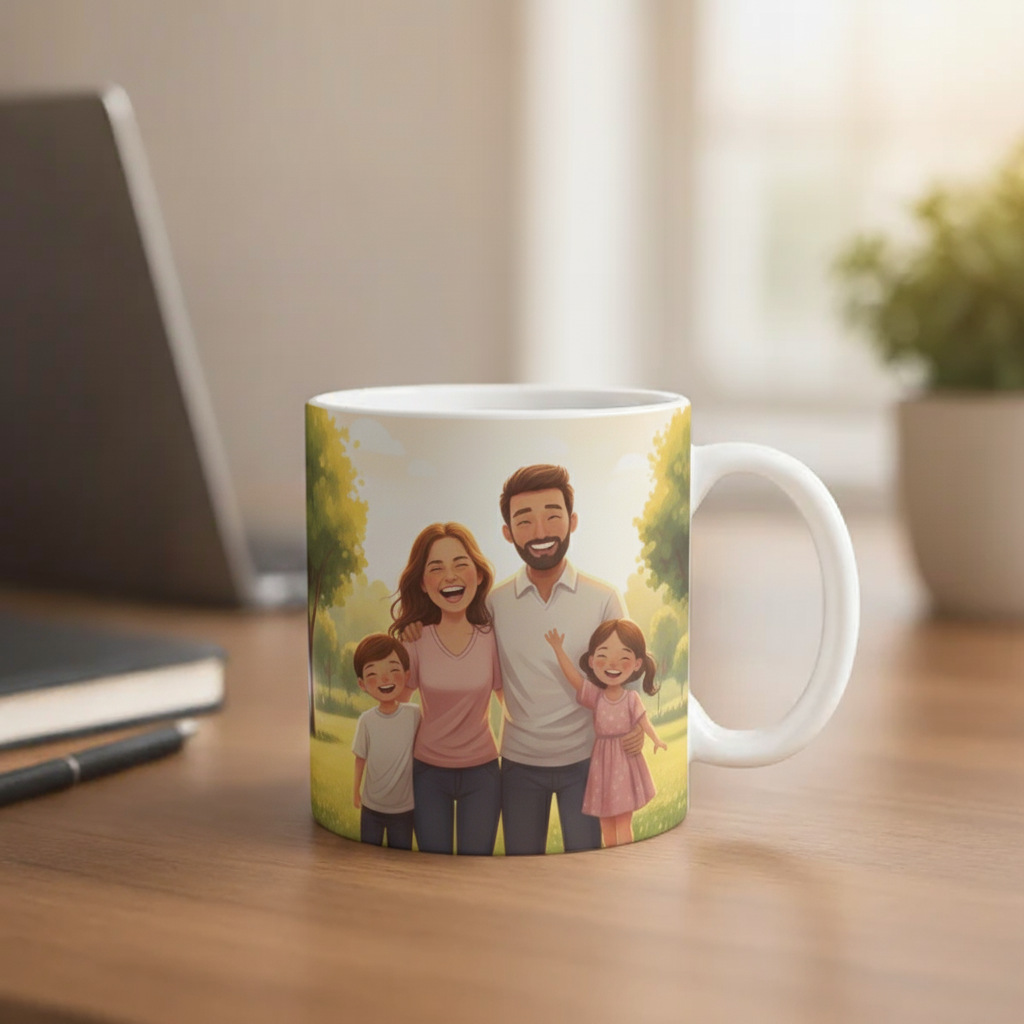 Personalisierte Fototasse – Individuelle Kaffeetasse mit Namen & Bild