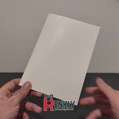 Standard audio greeting card – recording directly in the card (“Press & Speak”) 