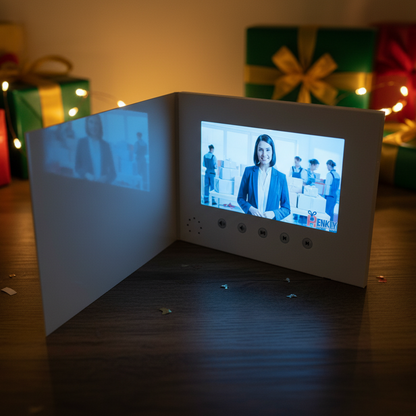 Video-Grußkarte & Video-Broschüre 7″ – Deine Botschaft mit USB & MP4