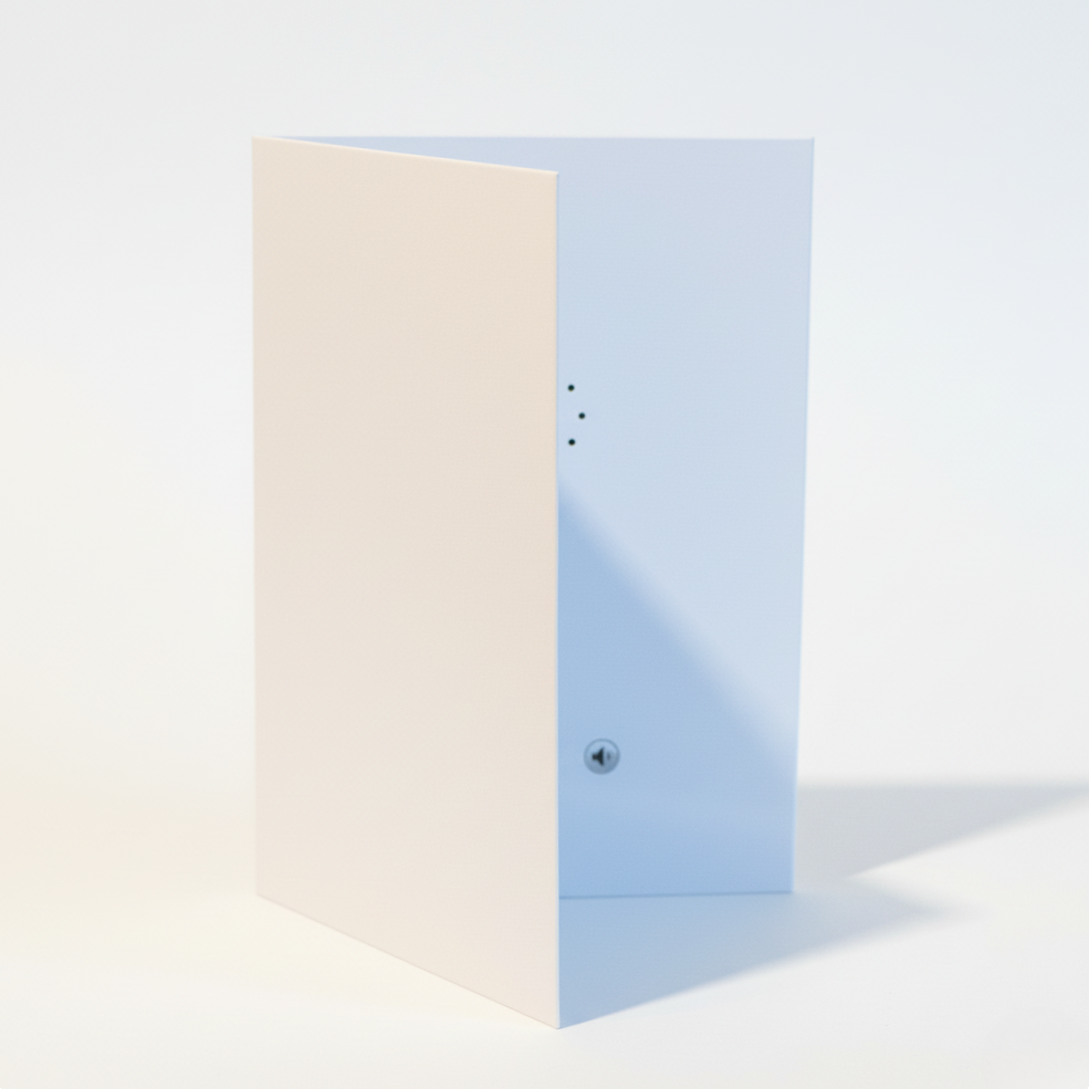 Ton-Grußkarte Premium – Mit USB-Anschluss & MP3-Upload