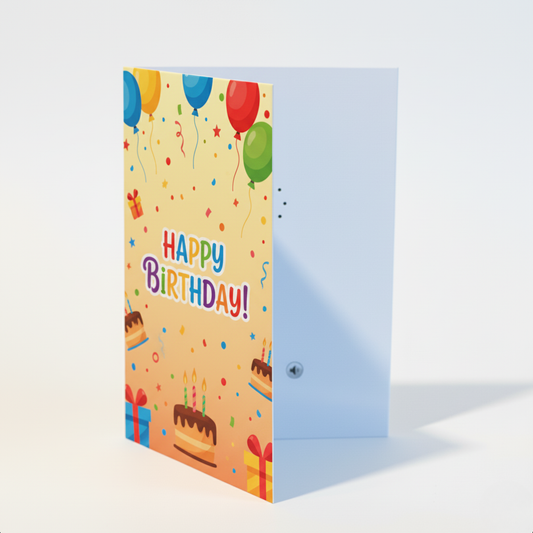 Ton-Grußkarte Premium – Mit USB-Anschluss & MP3-Upload