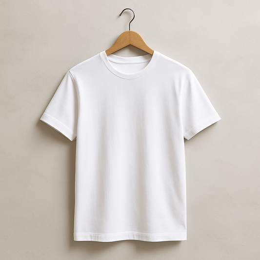 Personalisiertes Weißes T-Shirt – Premium Baumwolle – Dein Motiv/Text