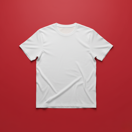 Personalisiertes Weißes T-Shirt – Premium Baumwolle – Dein Motiv/Text